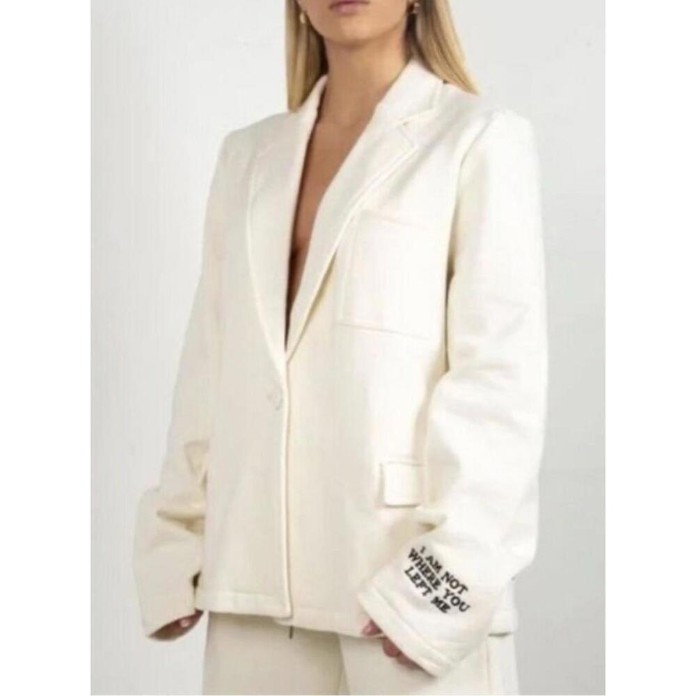 Boys Lie Off-White Oversized Blazer Jacket